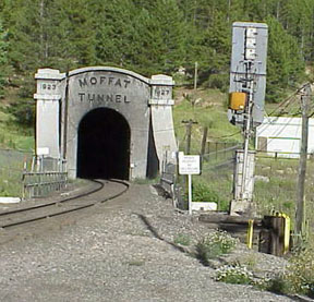 The West Portal of the Moffat Tunnel.